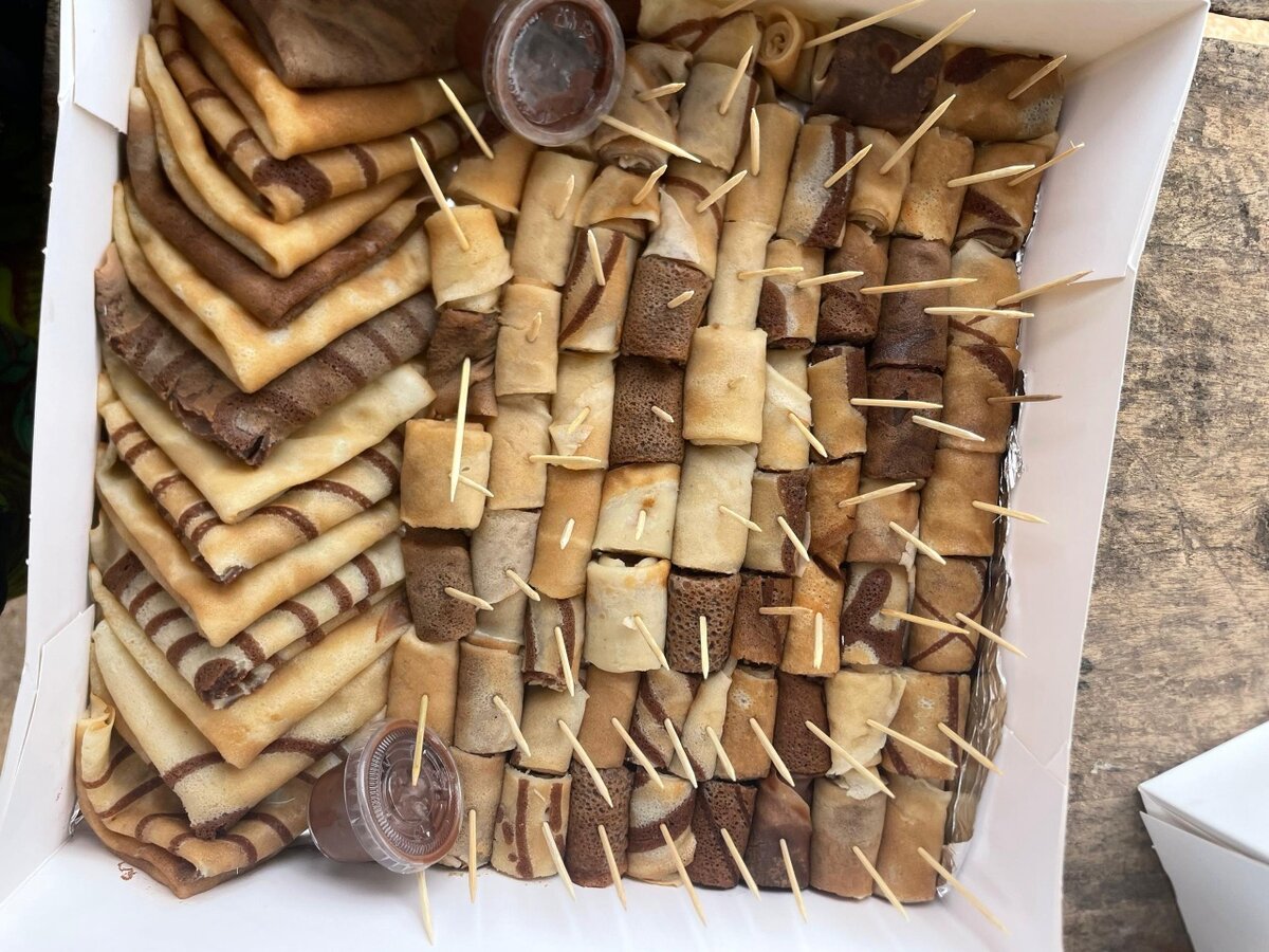 Assortiment de crêpes gourmet