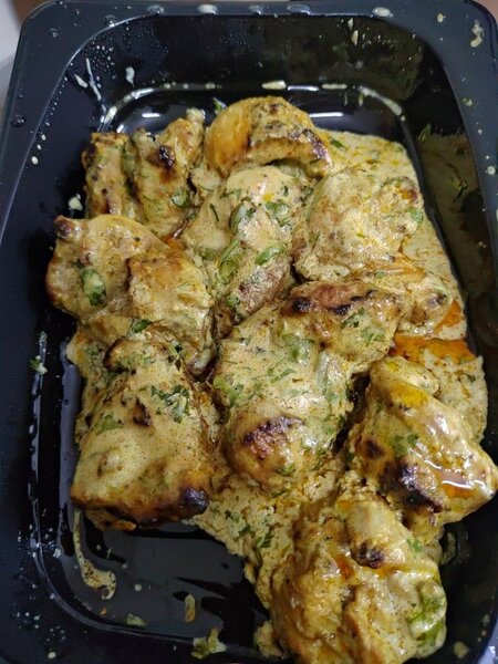 Poulet blanchi crémeux