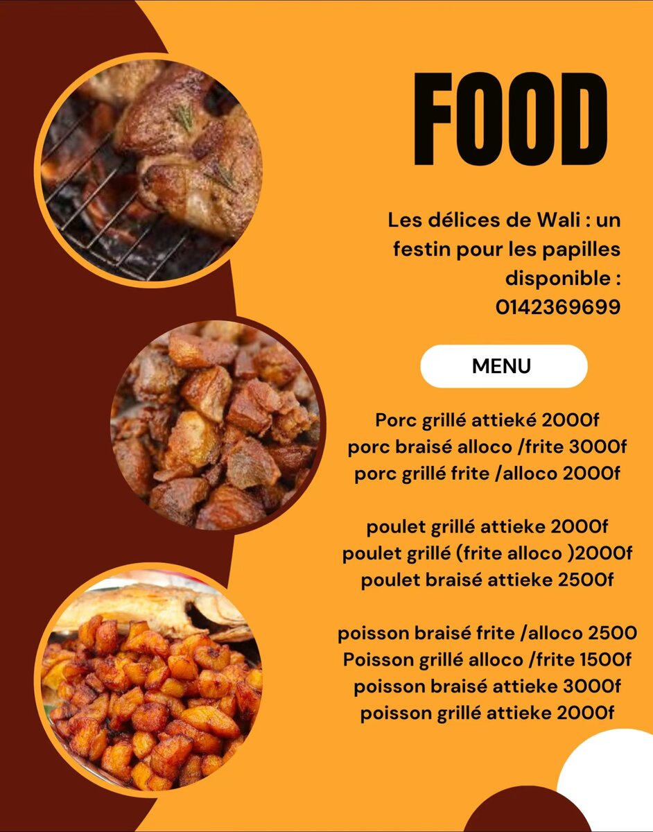 Porc poisson poulet