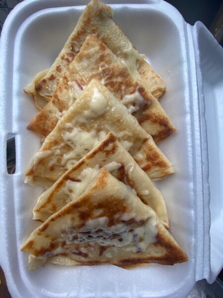 Crêpes au fromage délicieuses