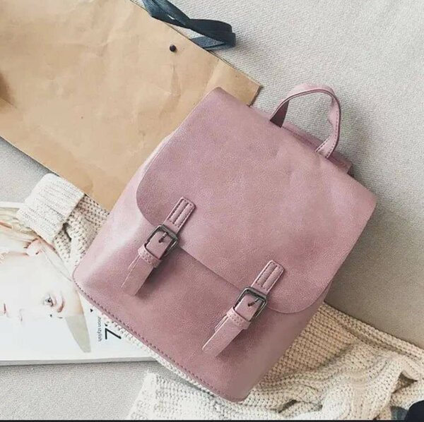 Cute Leather Backpack