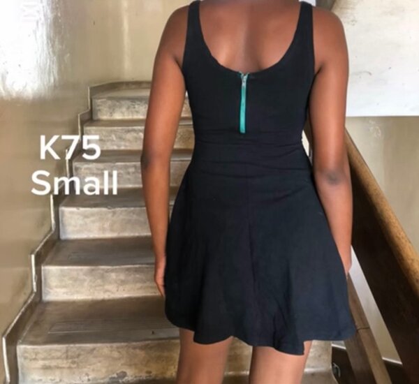 Thrift flared dress