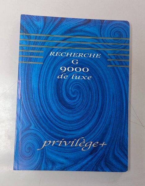 Cahier de Recherche 300 Pages
