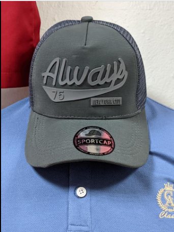 gray cap