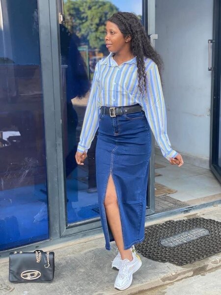 Denim skirt