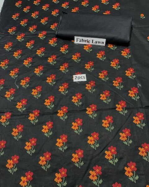 Fabric Lawn Suit