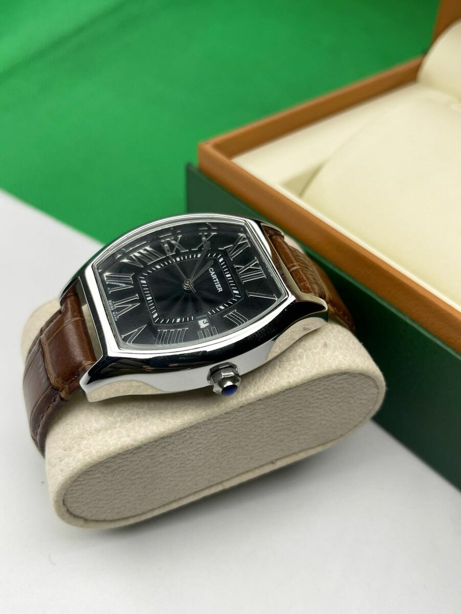 Montre cartier en Cuir Homme