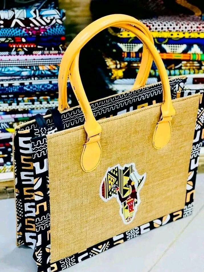 Sac à main en tissu africain