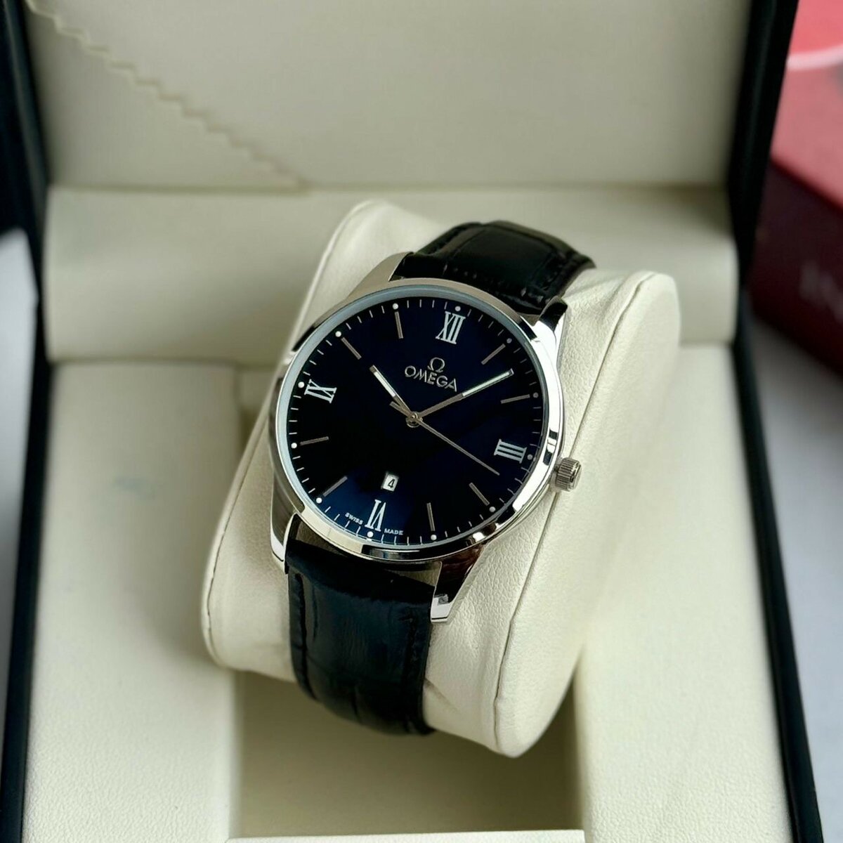 Leather watch