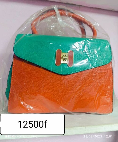 Sac à main bicolore élégant