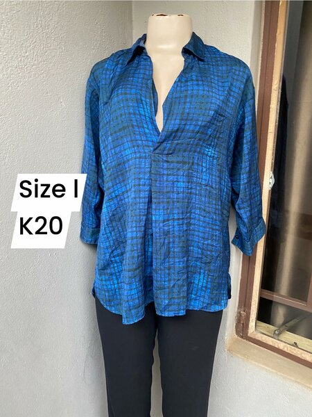 Shirt Blue Plaid