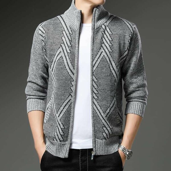 Veste en maille homme élégante