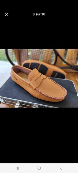 Mocassins en cuir pour homme
