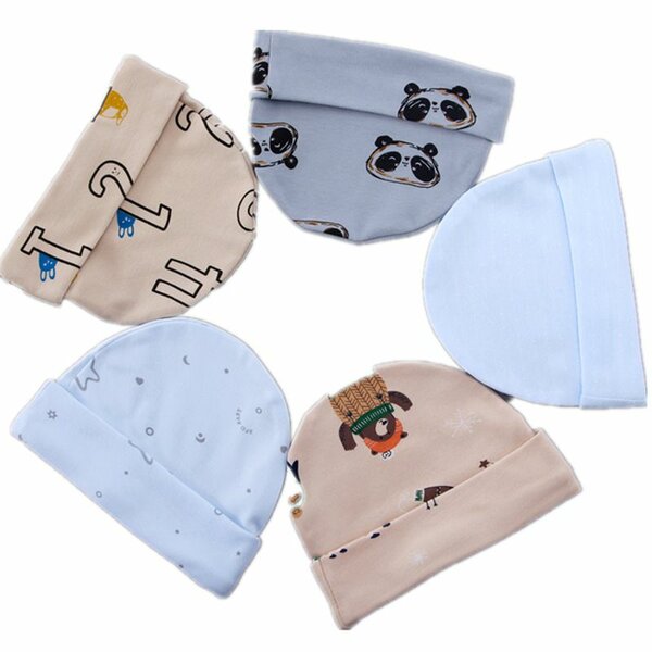 3 newborn hats