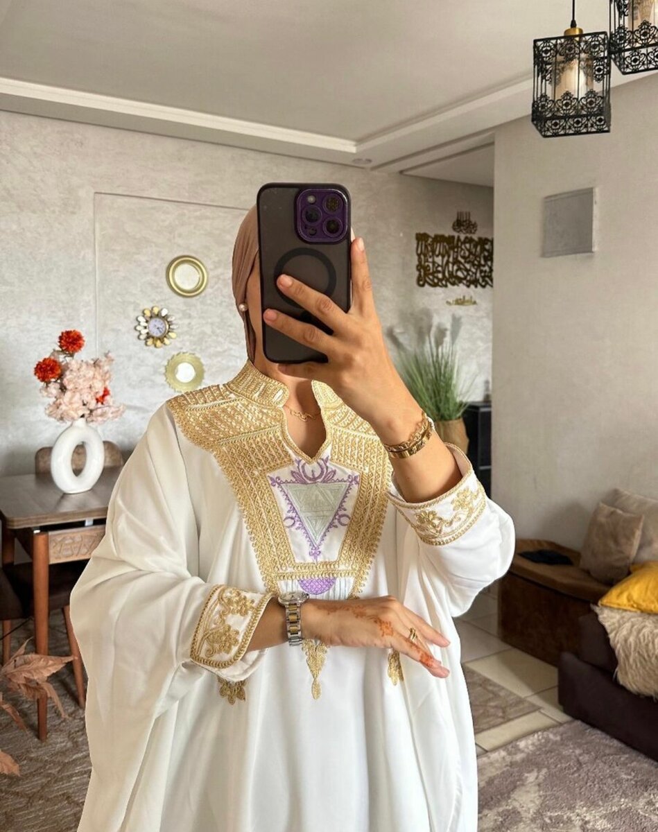 Robe Caftan Élégante Femme