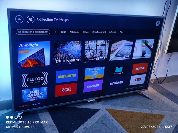 TV originales quasi-neufs importés connectés Wi-Fi Android