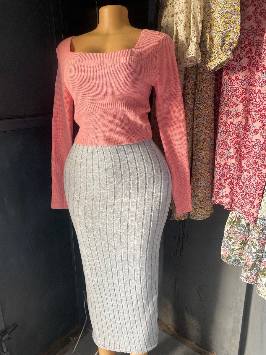 Top and skirt
