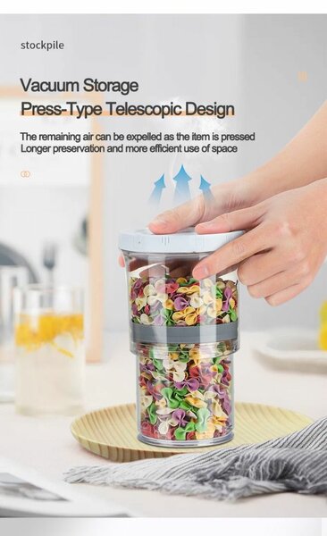 Acrylic Cereal containers