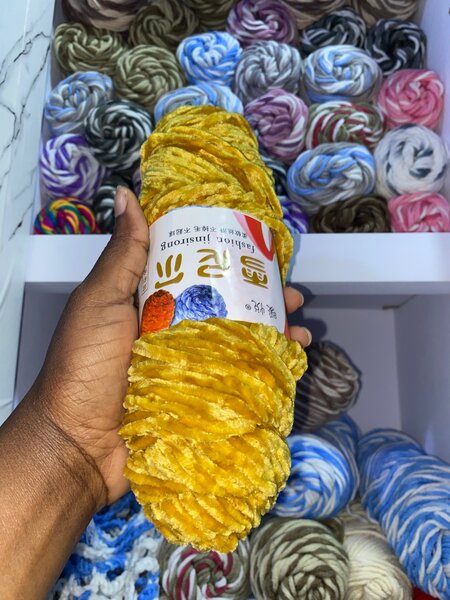 Velvet yarns