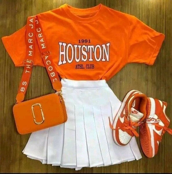 Skirt and crop top