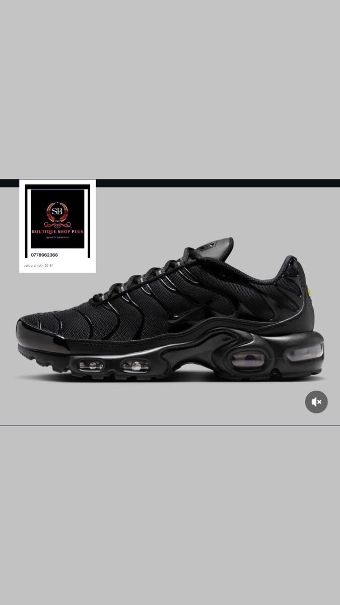 Basket Nike authentique avec sa boîte