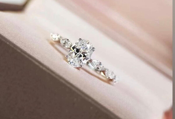Silver plated ring