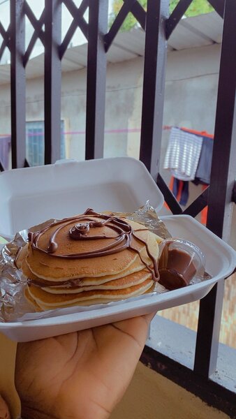 Pancake au chocolat