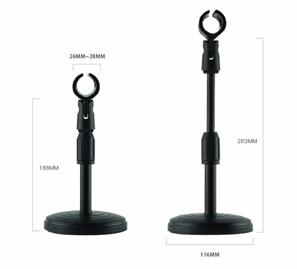 Microphone and Smartphone table Stand Holder