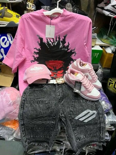 T-shirt et Short Denim Unisex