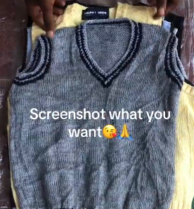 The vest is grey