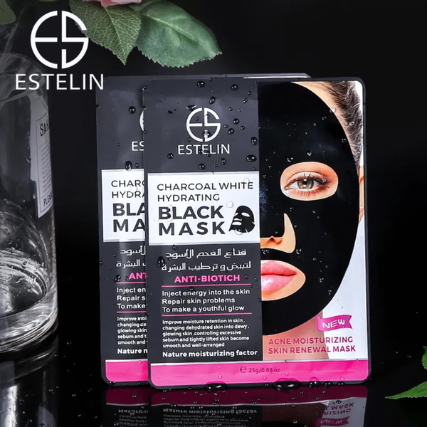 Lot de 5 - Masque noir hydrata