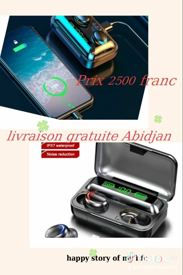 Écouteurs bluetooth f9