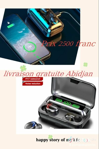 Écouteurs bluetooth f9