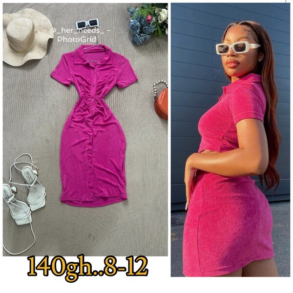 Button front dress