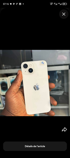 Smartphone Apple dernière génération