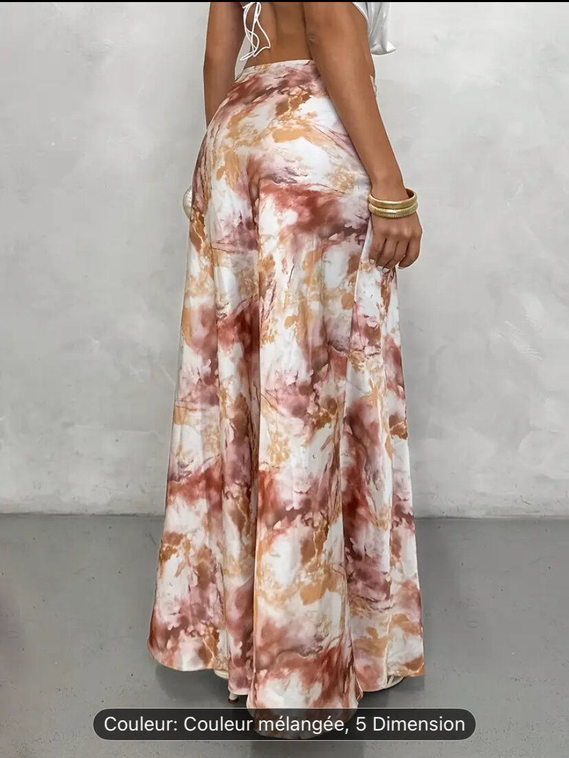 Jupe longue bohème tie-dye
