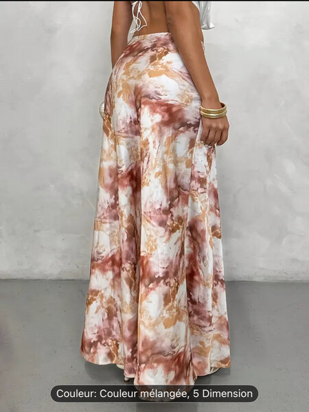 Jupe longue bohème tie-dye