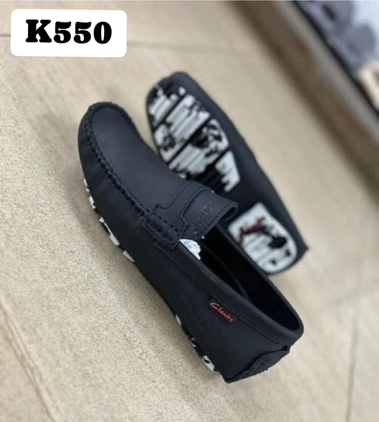 black loafers