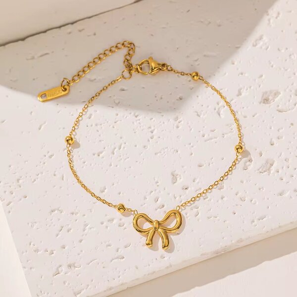 Bracelet en or nœud papillon