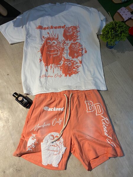 Ensemble T-shirt et Short Graffiti