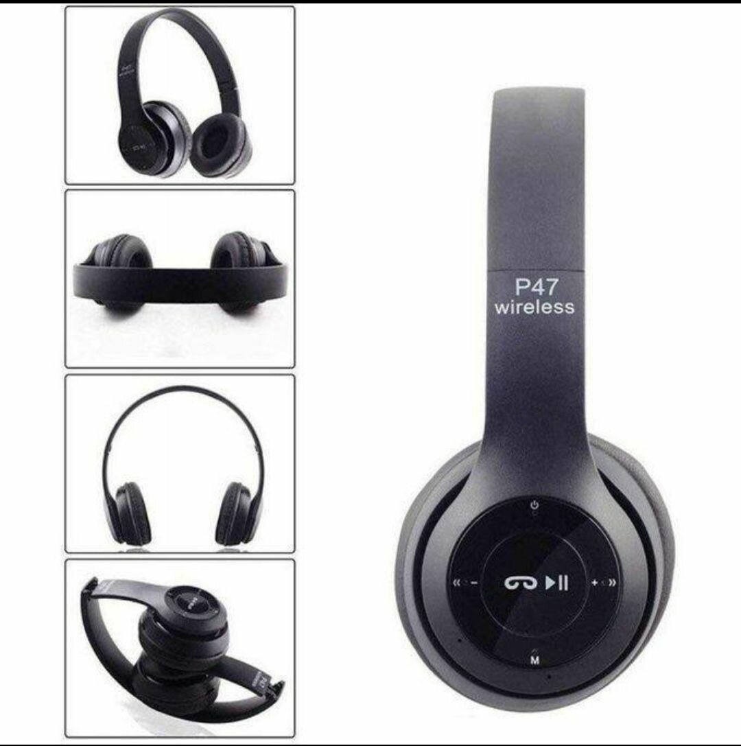 Casque audio sans fil P47 Noir