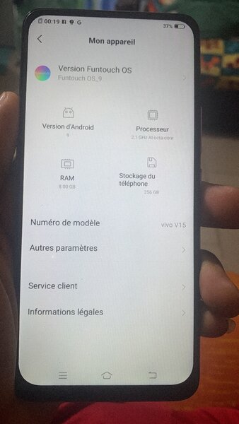 Téléphone portable vivo v15