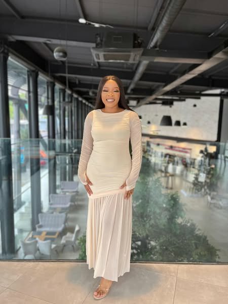 beige dress
