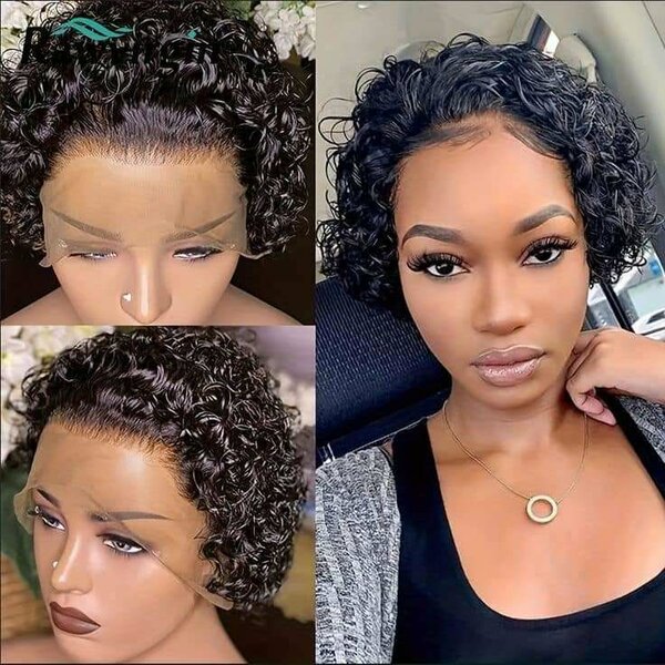 Perruque importé pixie curl