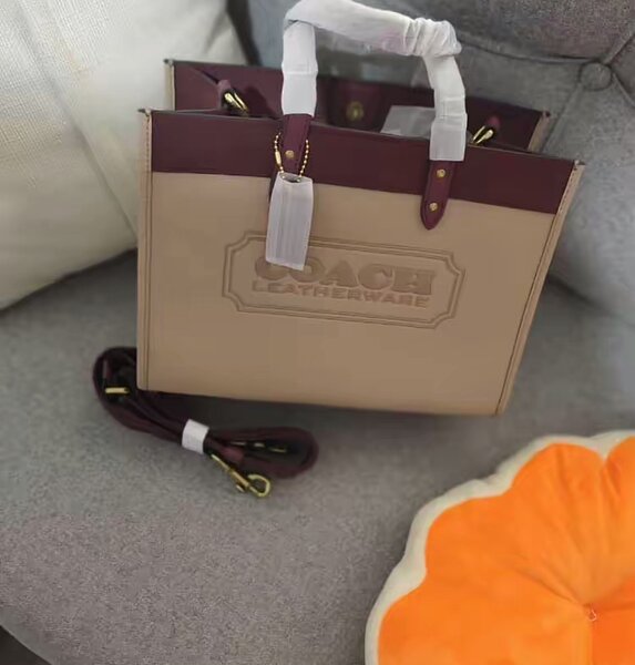 Sac en cuir multicolore