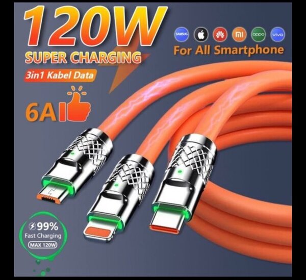 Câble de Charge 3en1 120W