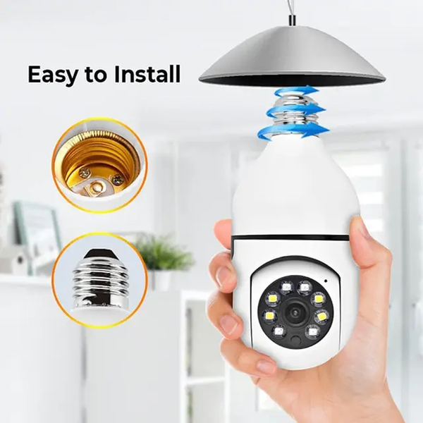 Camera ampoule wifi blanc