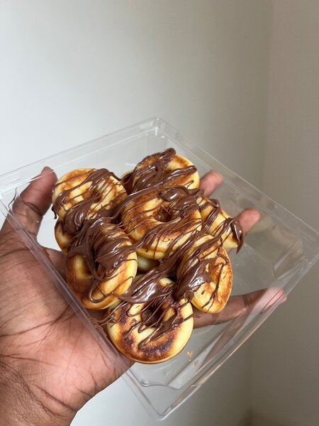 Mini crêpes au chocolat