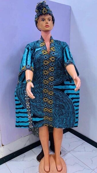 Short Ankara bubu