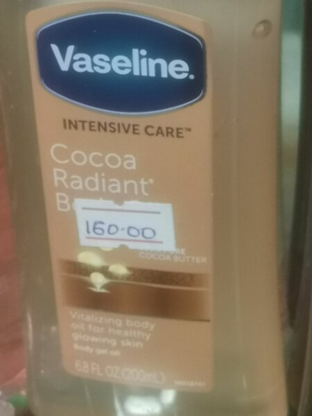 Vasline body oil